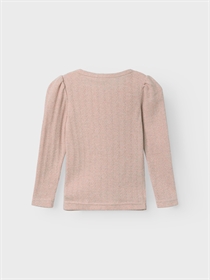 Name It Glimmer Hulmønster Bluse Ohusa Rose Smoke